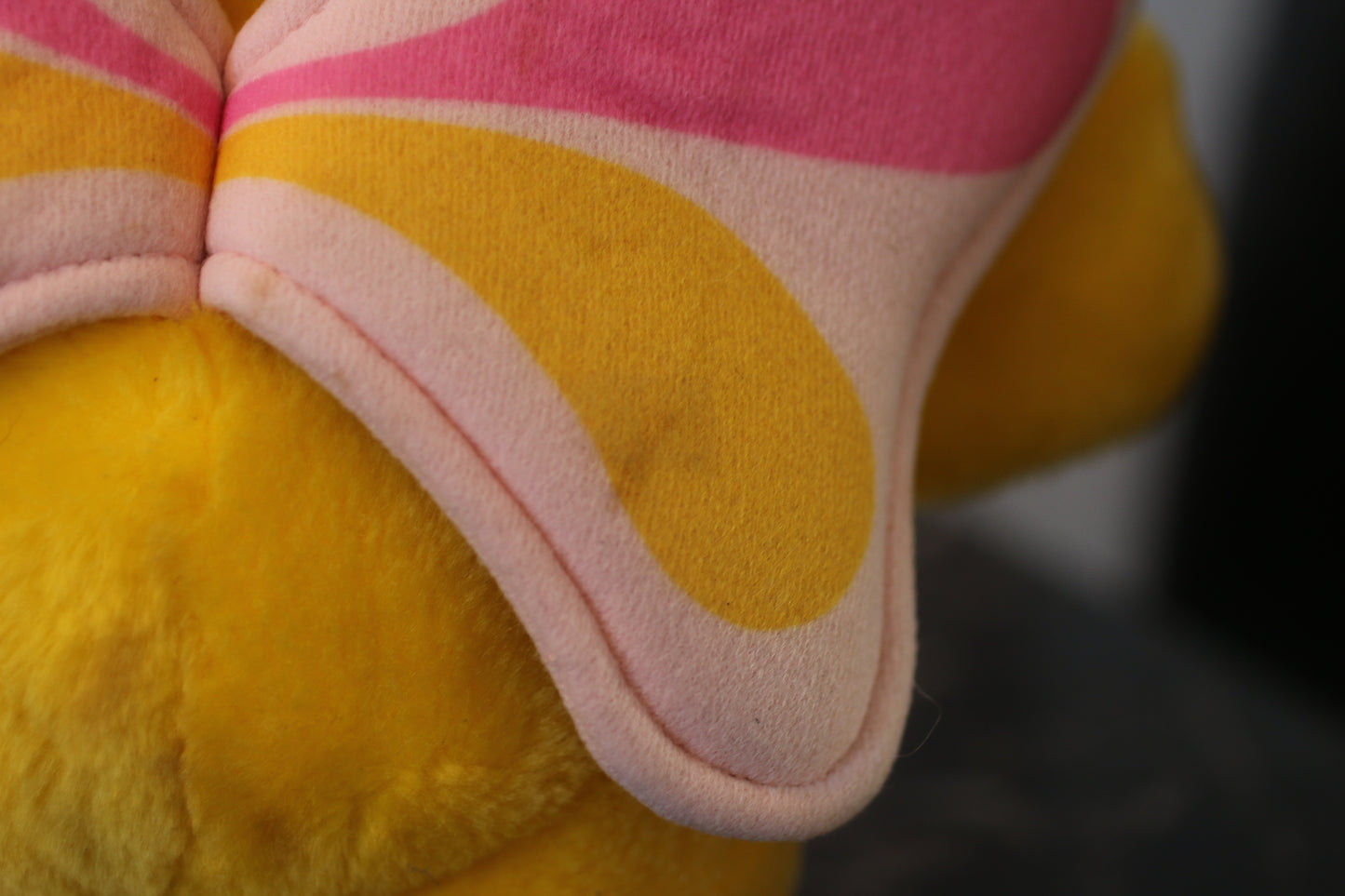 Vintage 1984 Hasbro Softies Wuzzles Yellow Butter Bear Wings Plush Stuffed