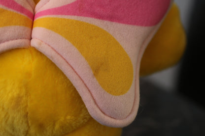 Vintage 1984 Hasbro Softies Wuzzles Yellow Butter Bear Wings Plush Stuffed