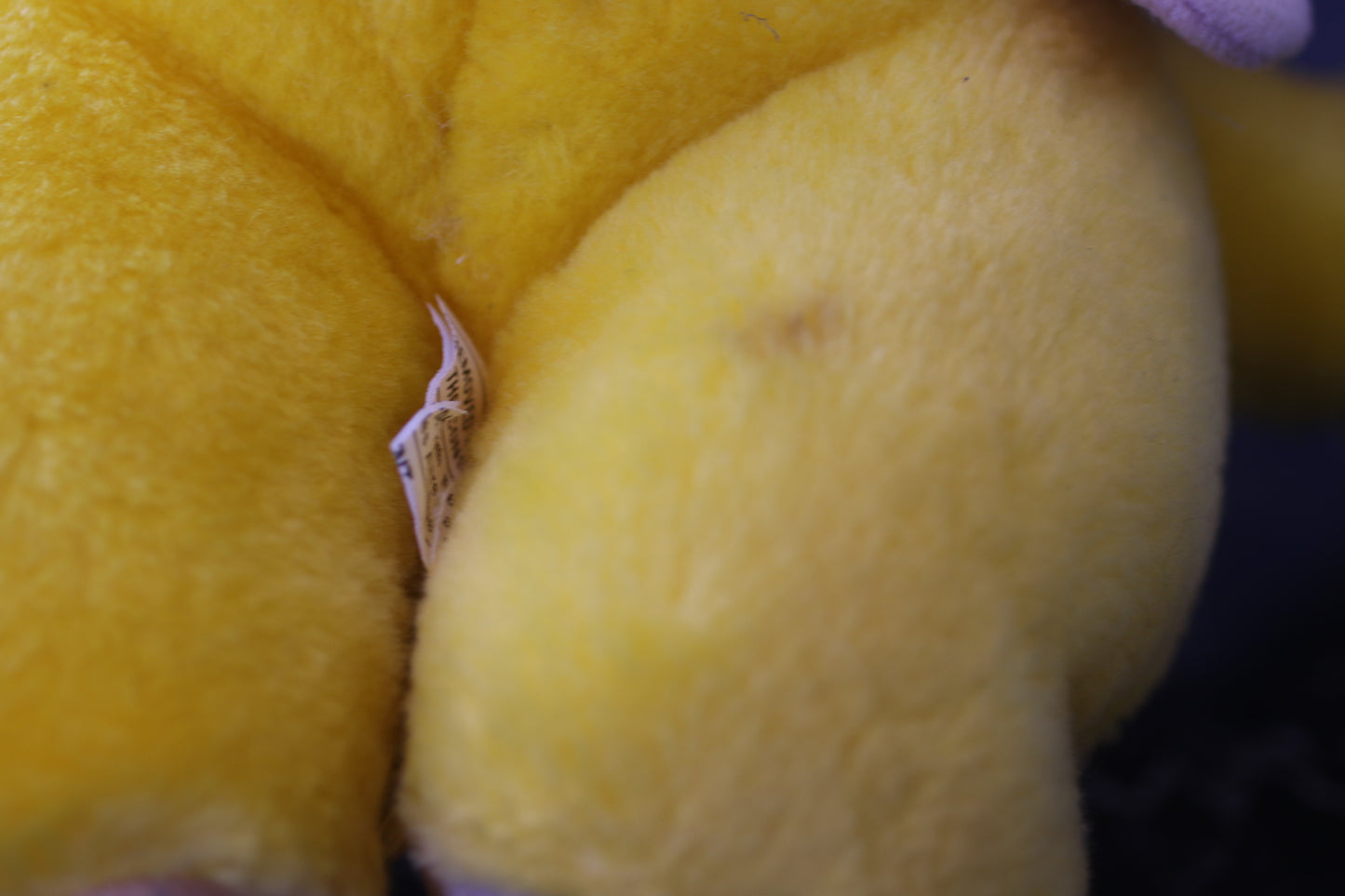 Vintage 1984 Hasbro Softies Wuzzles Yellow Butter Bear Wings Plush Stuffed