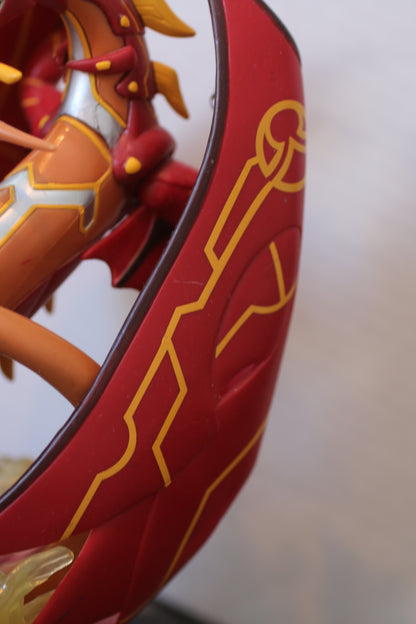 Bakugan Dragonoid 9" Action Figure Statue Fire Base Red 2009 Spin Master RARE