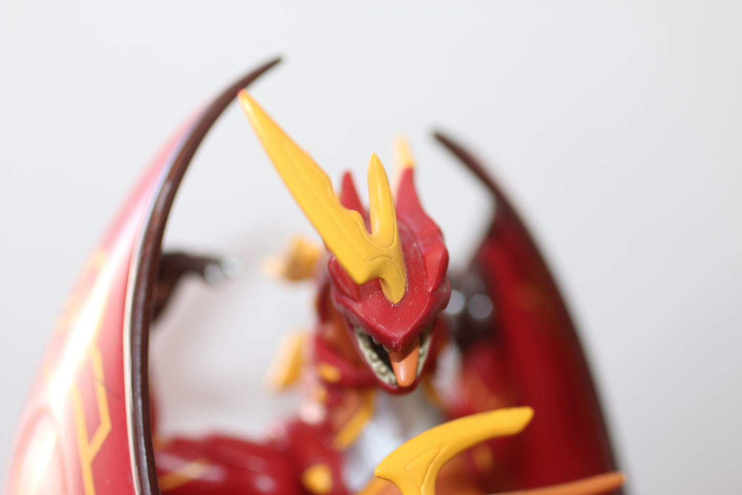 Bakugan Dragonoid 9" Action Figure Statue Fire Base Red 2009 Spin Master RARE