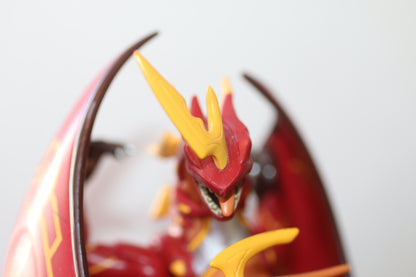 Bakugan Dragonoid 9" Action Figure Statue Fire Base Red 2009 Spin Master RARE