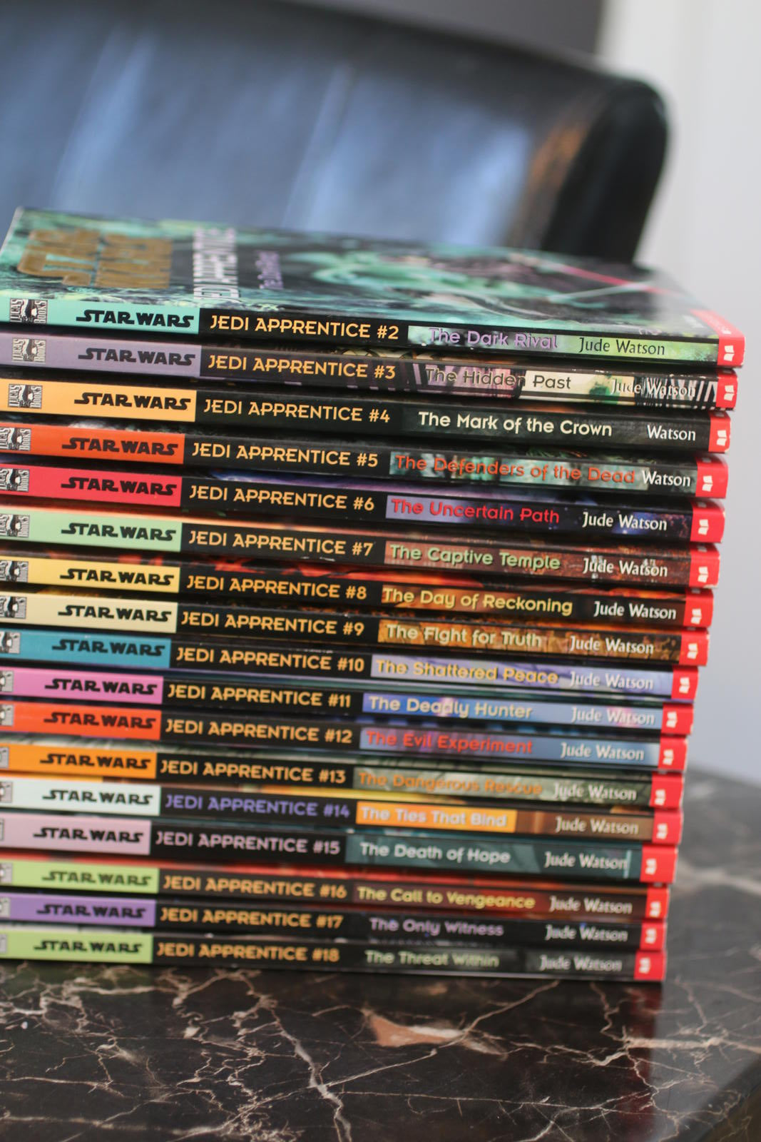 Star Wars Jedi Apprentice Book Series by Jude Watson - Complete Set #2 to #18