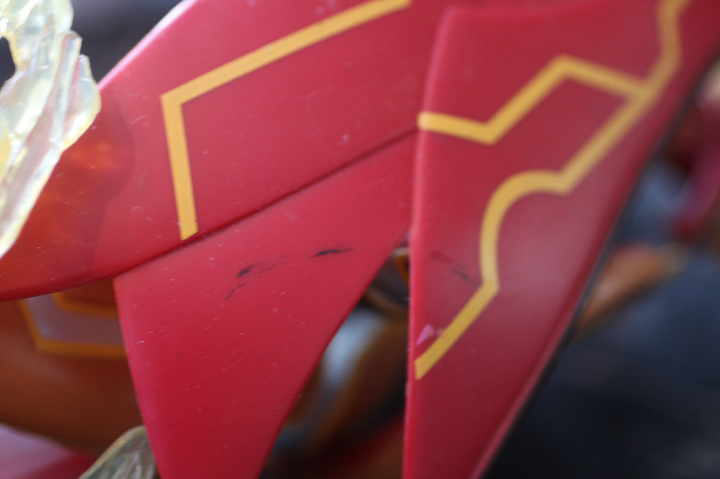 Bakugan Dragonoid 9" Action Figure Statue Fire Base Red 2009 Spin Master RARE