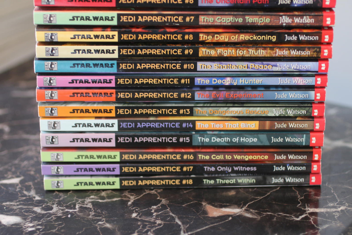 Star Wars Jedi Apprentice Book Series by Jude Watson - Complete Set #2 to #18