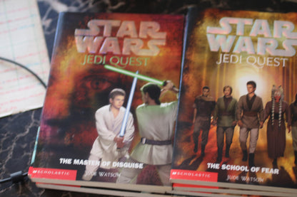 Star Wars Jedi Quest Book Set by Jude Watson - Series set 1 to 8 Books lot VTG
