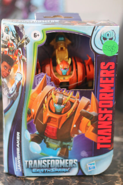 Transformers EarthSpark 2in1 Terran Jawbreaker Action Figure Robot Dinosaur toy