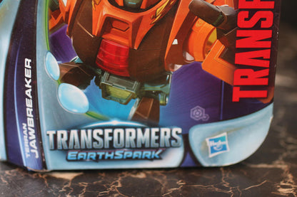 Transformers EarthSpark 2in1 Terran Jawbreaker Action Figure Robot Dinosaur toy