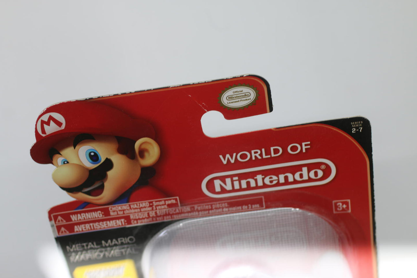 Super Mario Bros. Metal Mario with Trophy Jakks Nintendo 4" Action Figure RARE