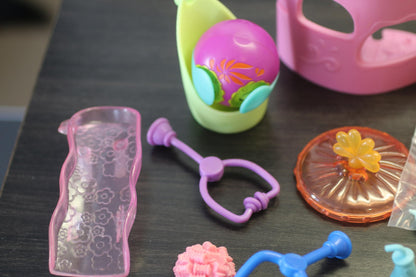 Mixed Mini Doll Accessories Lot Polly Pocket Style + Pet Shop Items Furniture