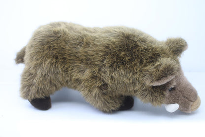 Brown Plush Warthog Stuffed Animal Toy