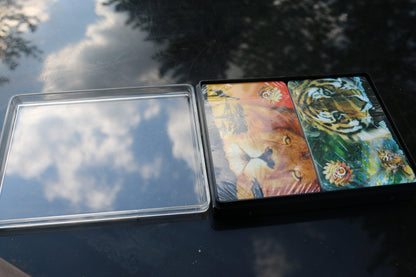 Asian Tiger & African Lion King of Jungle Double deck sealed Playing Cards