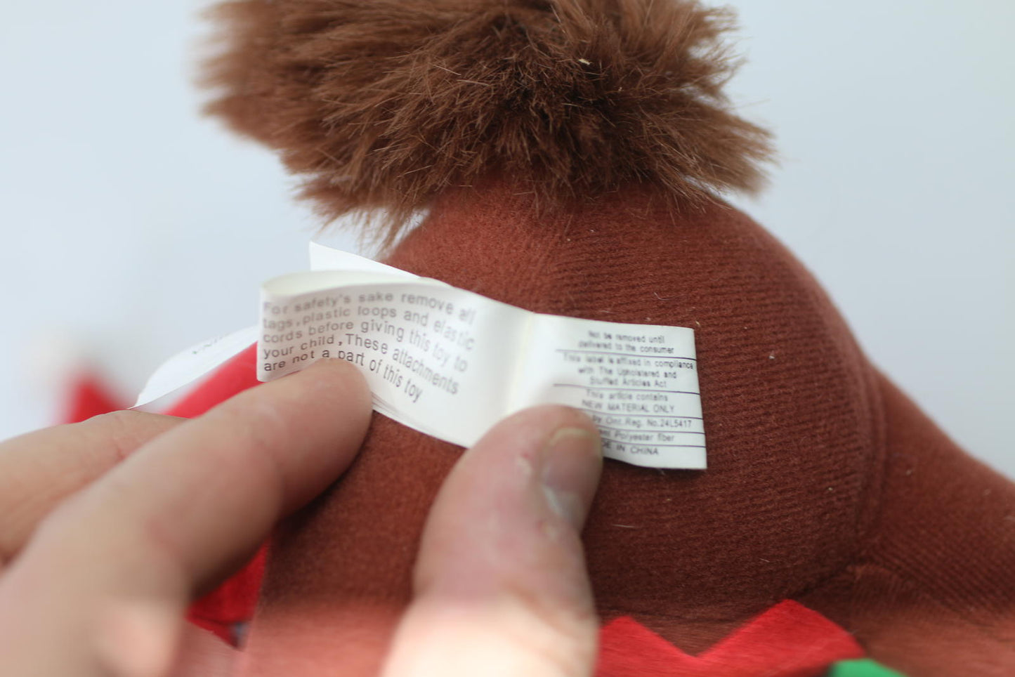 Christmas Tasmanian Devil Plush 9" Stuffed Animal Looney Tunes Santa Hat w/ tag