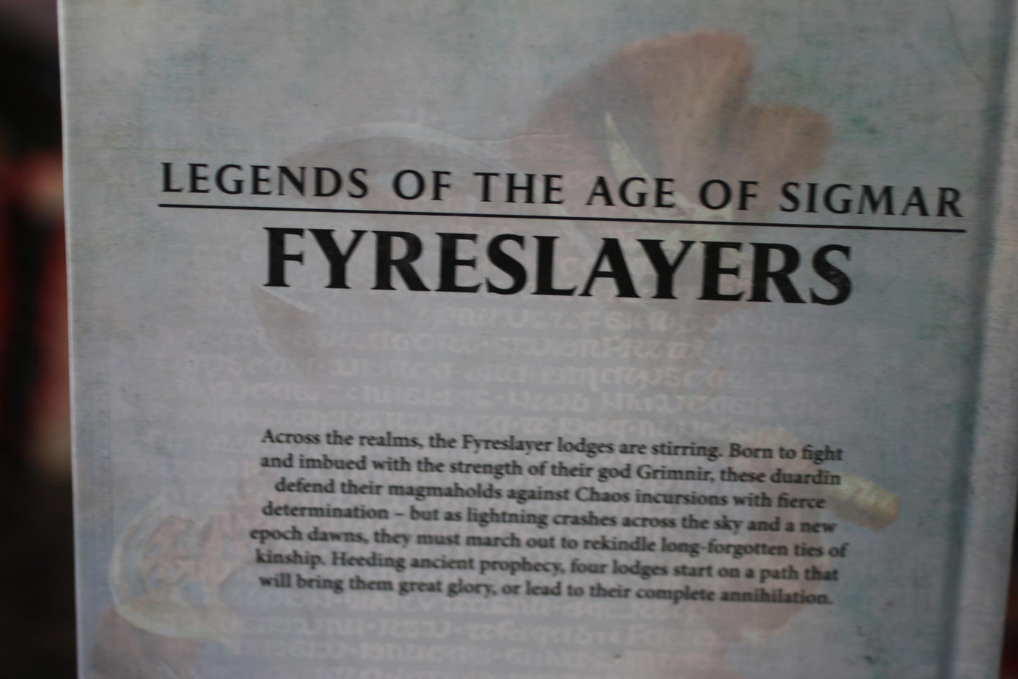 Warhammer Age of Sigmar: Legends of the Age of Sigmar - Fyreslayers Book