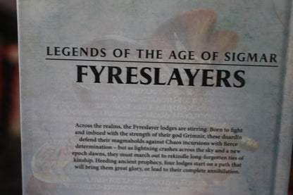 Warhammer Age of Sigmar: Legends of the Age of Sigmar - Fyreslayers Book