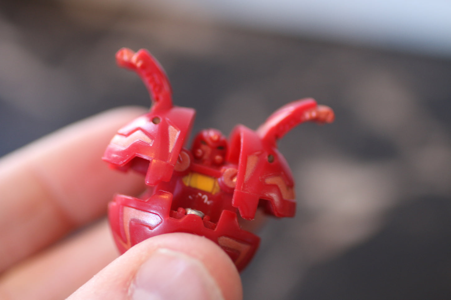 Bakugan Pyrus Robotallion Loose Very Rare. B1 360G. toy figure
