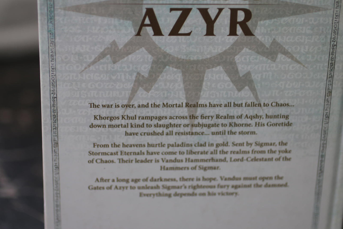 Warhammer Age of Sigmar: The Gates of Azyr Hardcover Book