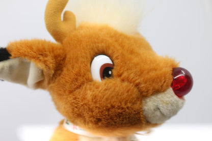 1999 Rudolph the Red Nosed Reindeer Plush Stuffed Animal, Prestige Toy Company