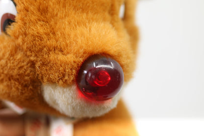 1999 Rudolph the Red Nosed Reindeer Plush Stuffed Animal, Prestige Toy Company