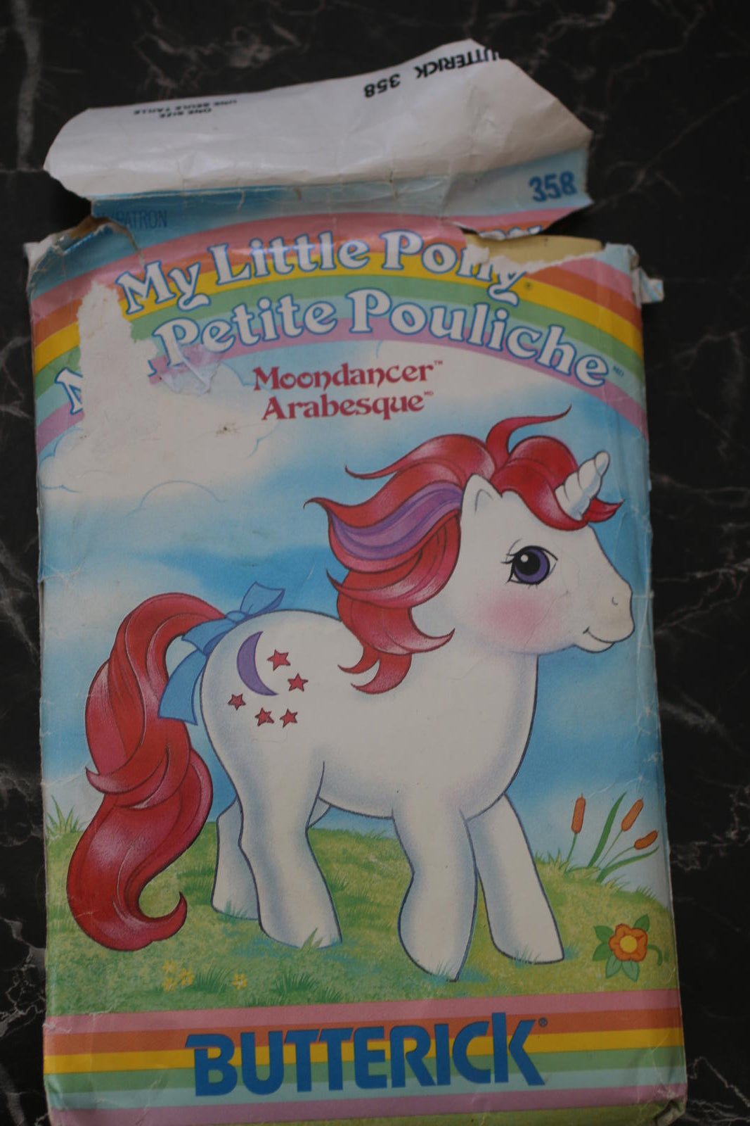 Butterick My Little Pony Petite Pouliche Moondancer Arabesque Pattern 3214 Uncut