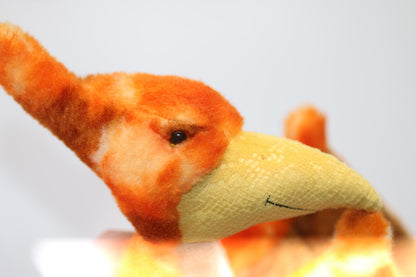 Aurora 9" Orange Flying Dinosaur 2016 Plush Pterodactyl Stuffed Animal Gift Toy