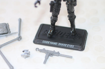 Snake Eyes v3 GI Joe 25th Anniversary Action Figure W Accessories A0125 Complete
