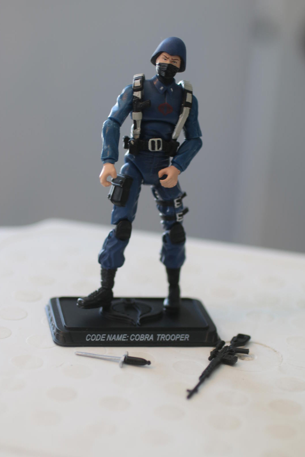 The Enemy Trooper V2 G.I. JOE COBRA 25th Anniversary LOOSE Complete S1