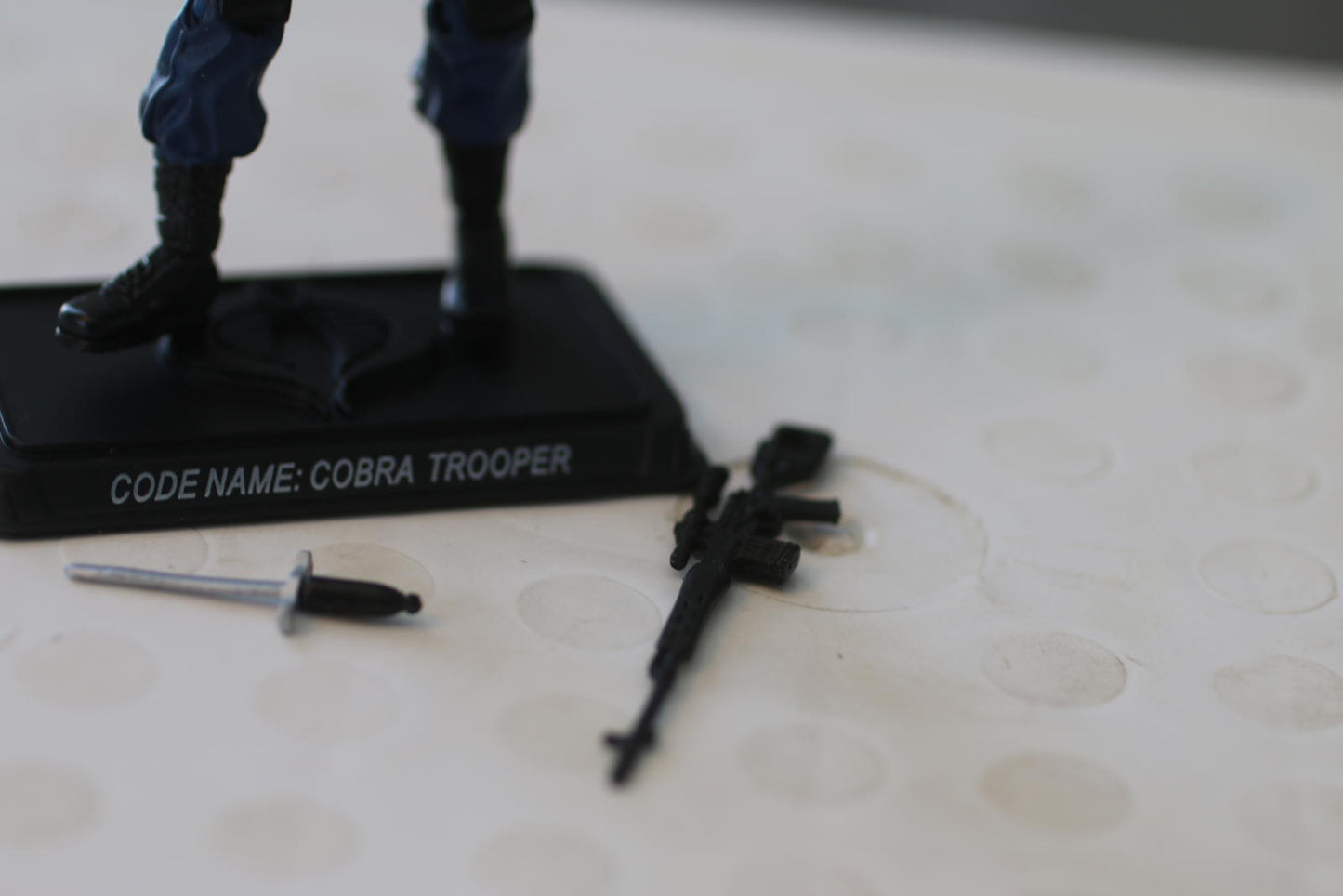 The Enemy Trooper V2 G.I. JOE COBRA 25th Anniversary LOOSE Complete S1