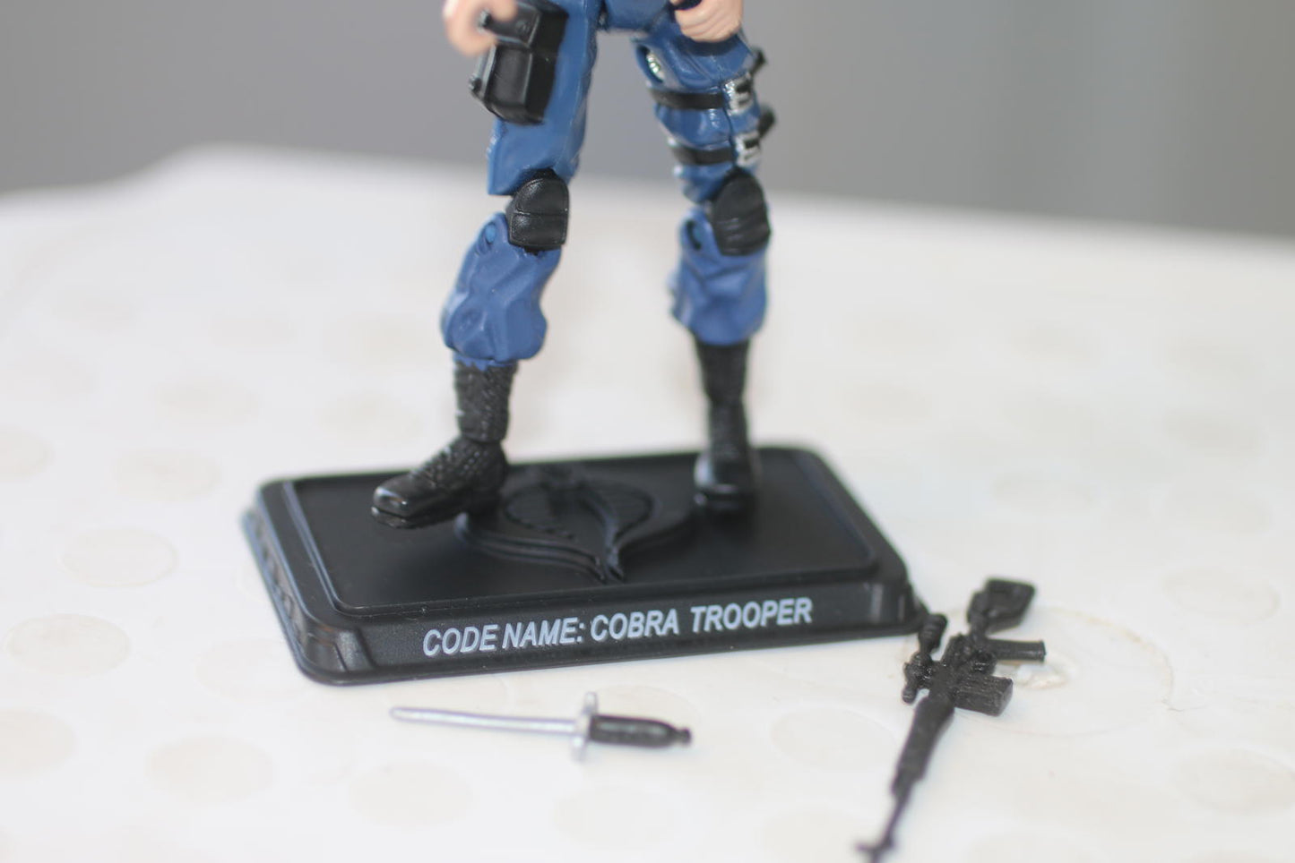 The Enemy Trooper V2 G.I. JOE COBRA 25th Anniversary LOOSE Complete S1