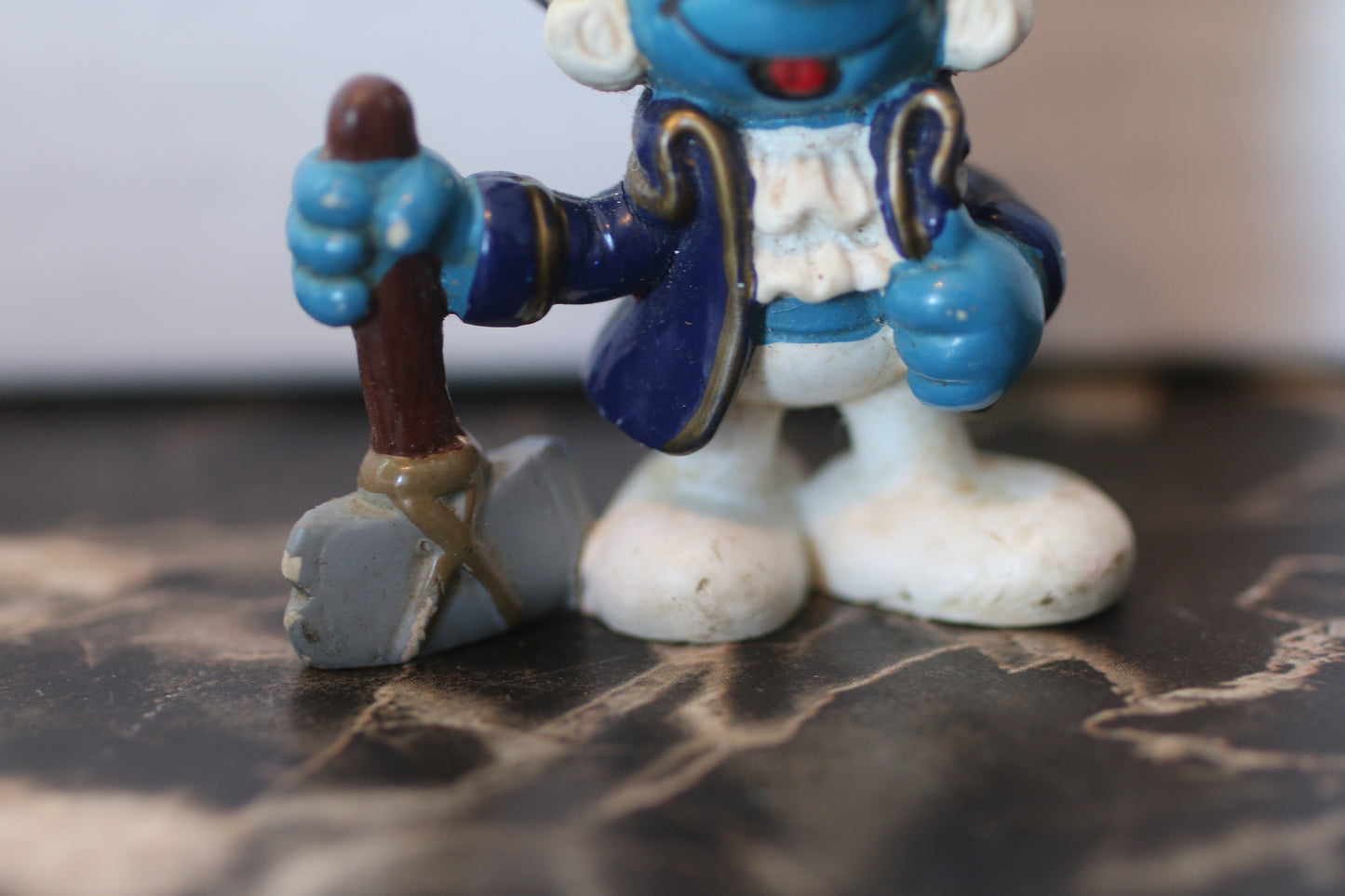 Vintage Historical Smurfs George Washington RARE 20505 Peyo Schleich 1984 Smurf