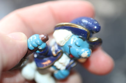 Vintage Historical Smurfs George Washington RARE 20505 Peyo Schleich 1984 Smurf