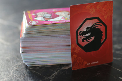 2003 Jackie Chan Adventures Cards - Bundle Cartes en FRANCAIS VARIANT Rare!