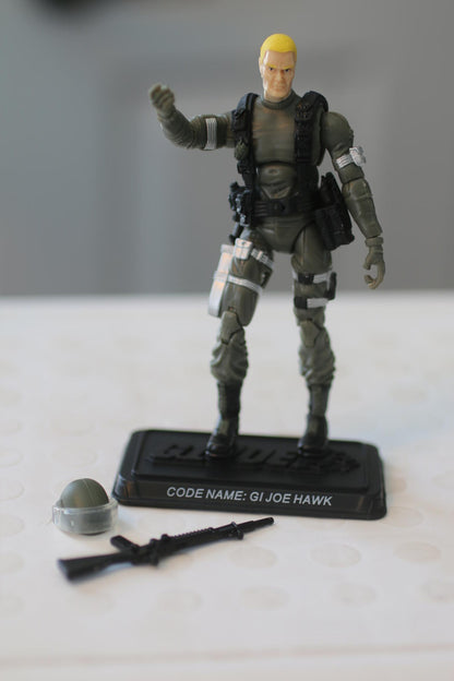 2008 GI JOE 25TH ANNIVERSARY GI JOE HAWK V2 LOOSE COMPLETE FIGURE