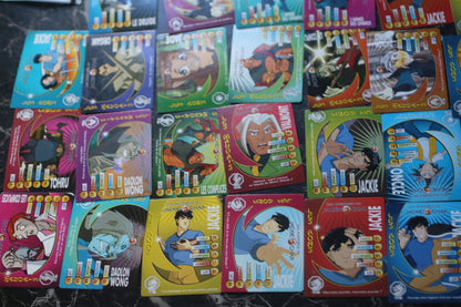 2003 Jackie Chan Adventures Cards - Bundle Cartes en FRANCAIS VARIANT Rare!