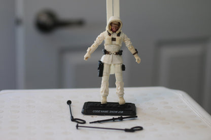 G.I. Joe 25th Anniversary SNOW JOB v3 Loose 3.75" Action Figure toy 2008