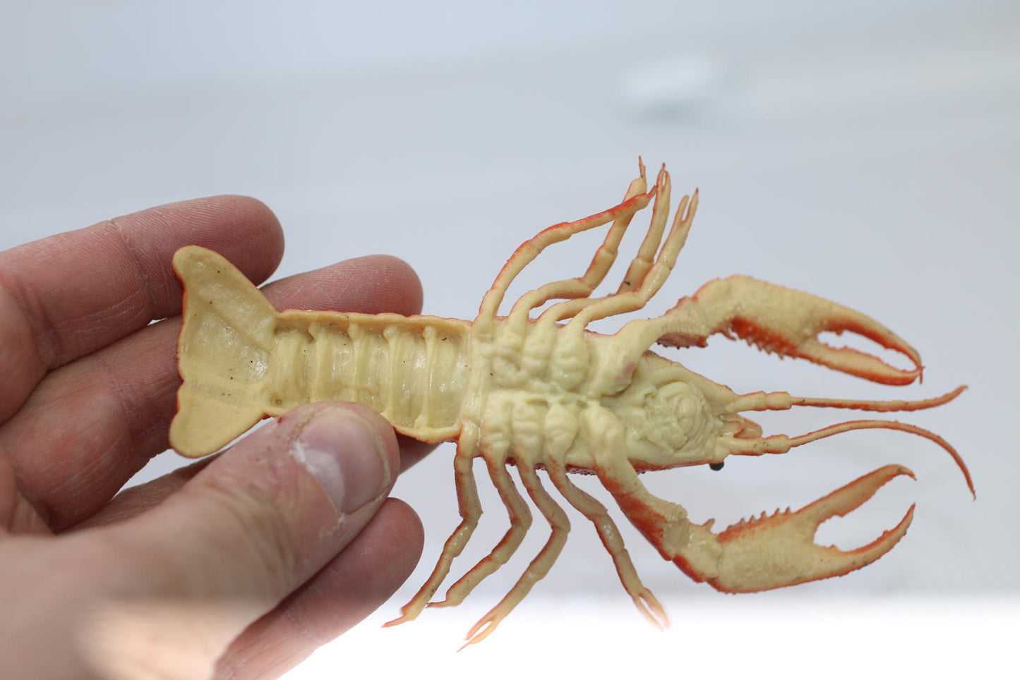 Realistic Red Crawfish Figurine toy figure animal seafood sea life