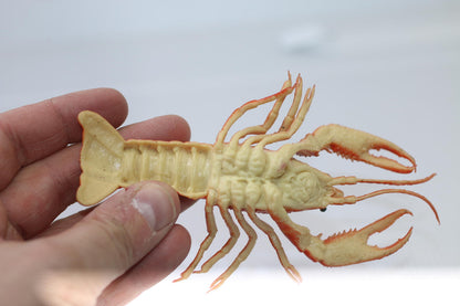 Realistic Red Crawfish Figurine toy figure animal seafood sea life