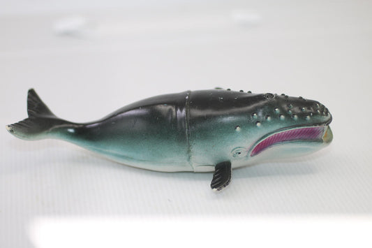 Vintage Right Whale Figure 1991 1986 Ocean Marine Animal Toy