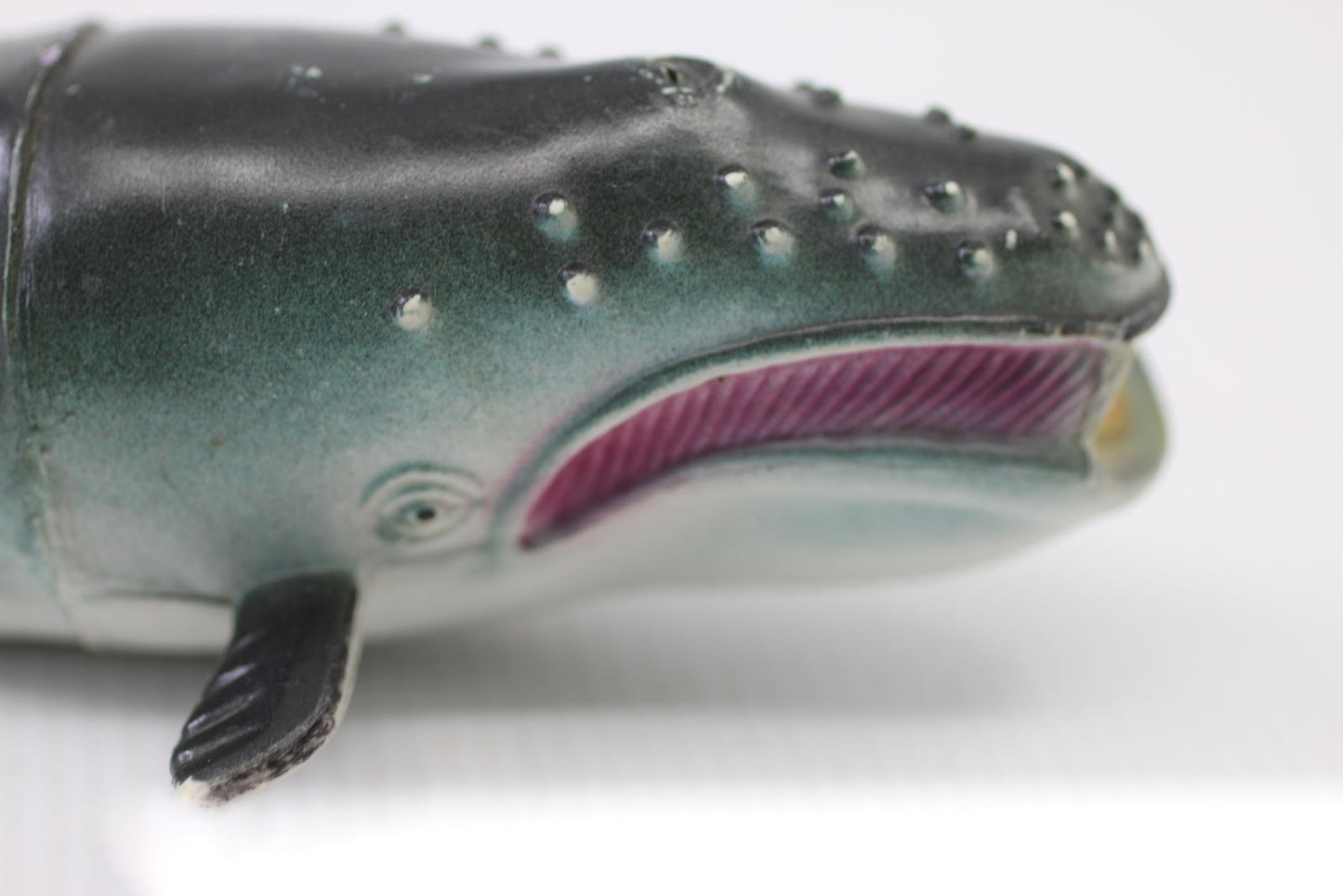Vintage Right Whale Figure 1991 1986 Ocean Marine Animal Toy
