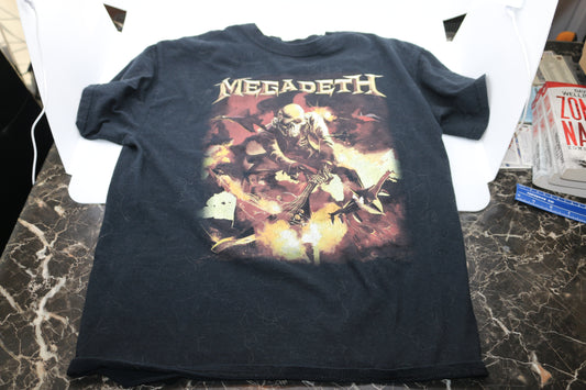 T-SHIRT OFFICIEL MEGADETH - SMASH GUITAR TEE music MUSIQUE L/G