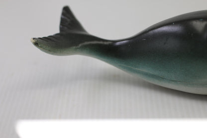 Vintage Right Whale Figure 1991 1986 Ocean Marine Animal Toy