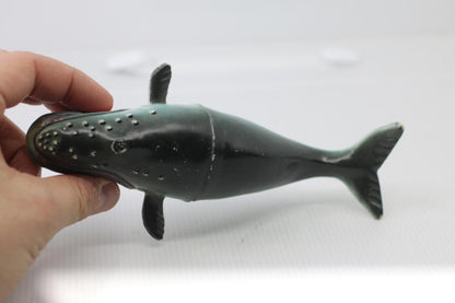 Vintage Right Whale Figure 1991 1986 Ocean Marine Animal Toy
