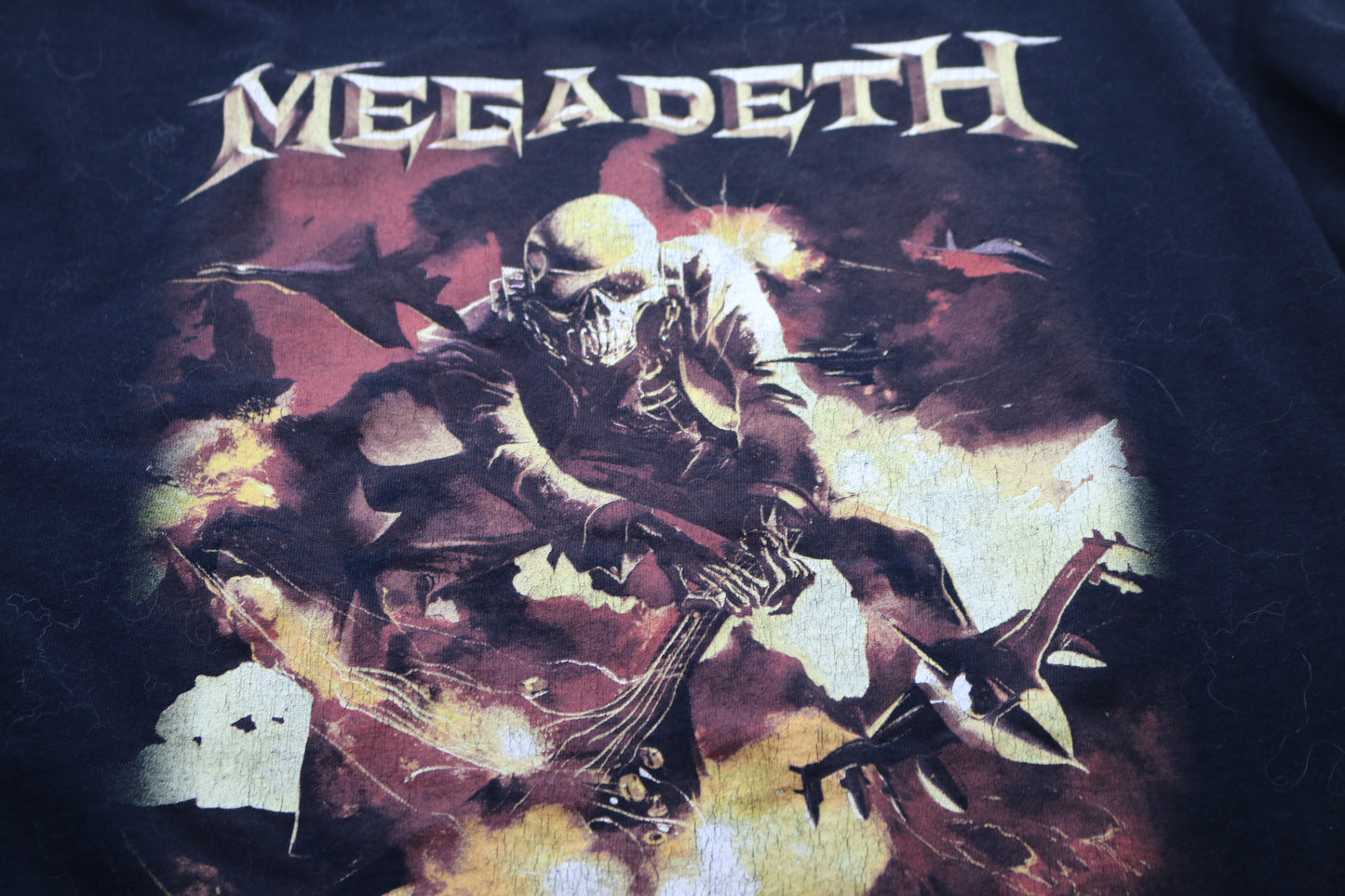 T-SHIRT OFFICIEL MEGADETH - SMASH GUITAR TEE music MUSIQUE L/G