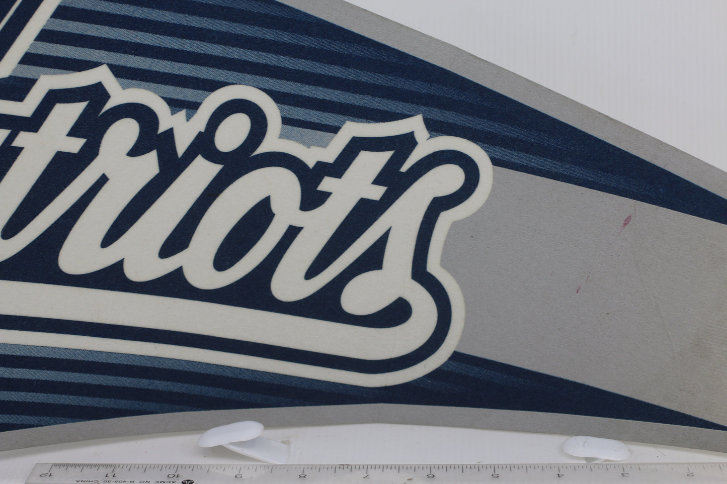 New England Patriots 1990s Original Full Size Pennant WinCraft Sports Rare Style