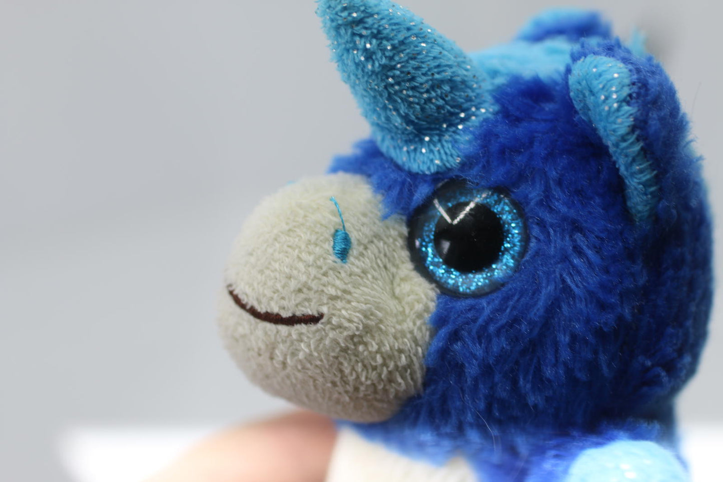Blue Plush Unicorn Stuffed Toy