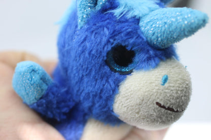 Blue Plush Unicorn Stuffed Toy