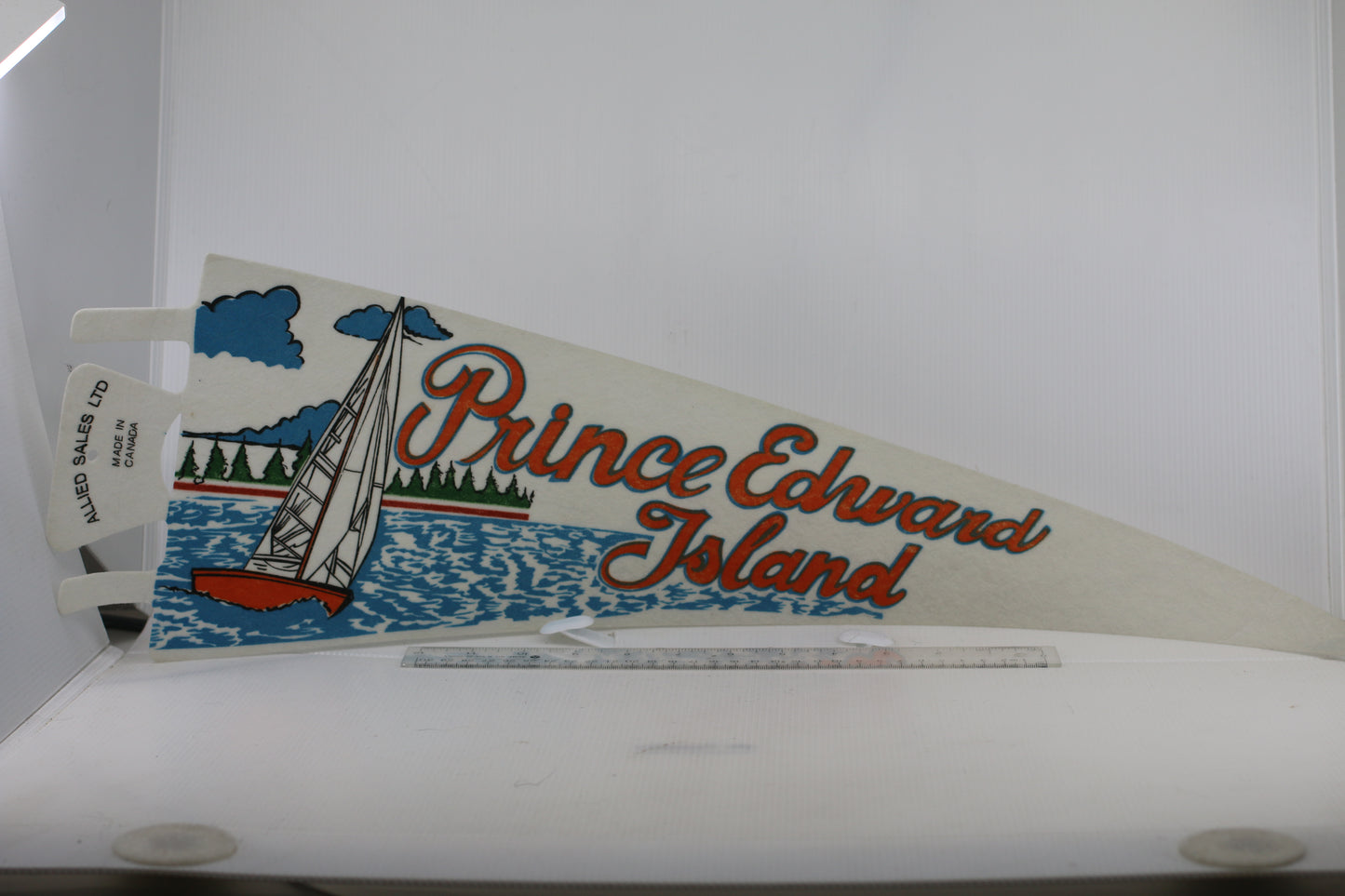 Vintage Souvenir Felt Pennant Prince Edward Island  CANADA 1990s Original Full Size