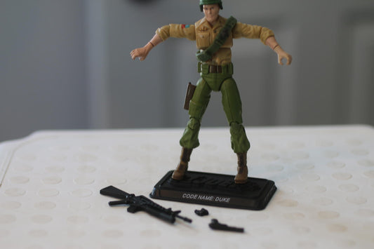 2007 Duke V23 Battle Pack modern G.I. Joe 25th Anniversary loose complete