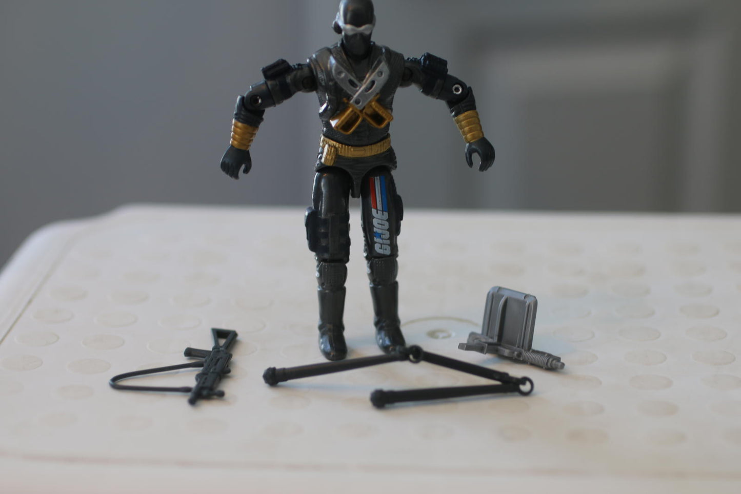 Snake Eyes V12 BJ’s Exclusive GI JOE 2002 100% Complete RARE Mint