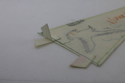 VINTAGE Nova Scotia small SOUVENIR FELT PENNANT FLAG